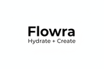Flowra Logo - All Black Text